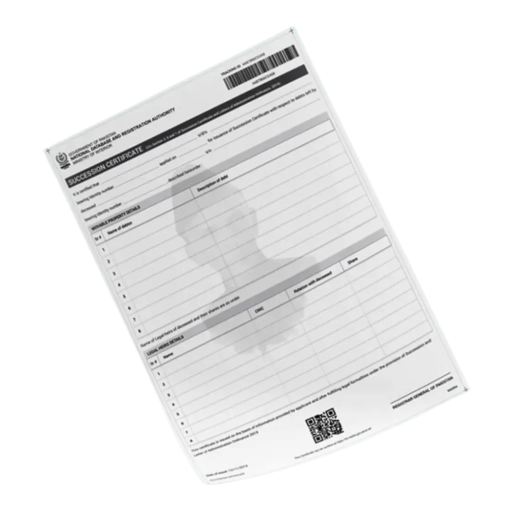 Succession Certificate Application