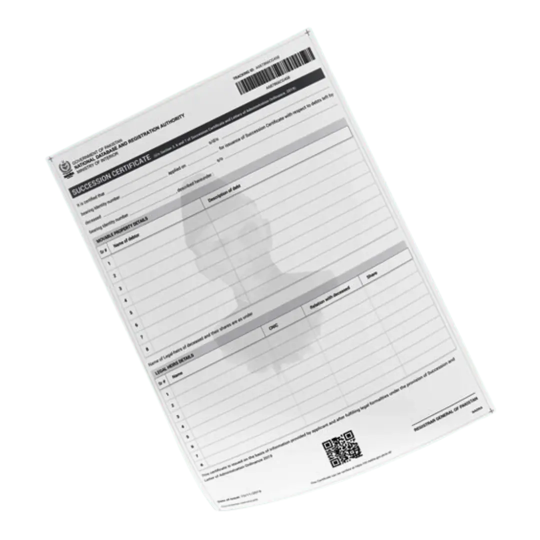 Succession Certificate Application